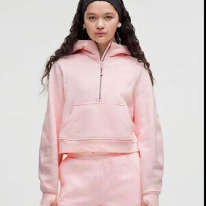 Lululemon Scuba Oversized Half-Zip Hoodie Strawberry Milkshake XL/XXL
